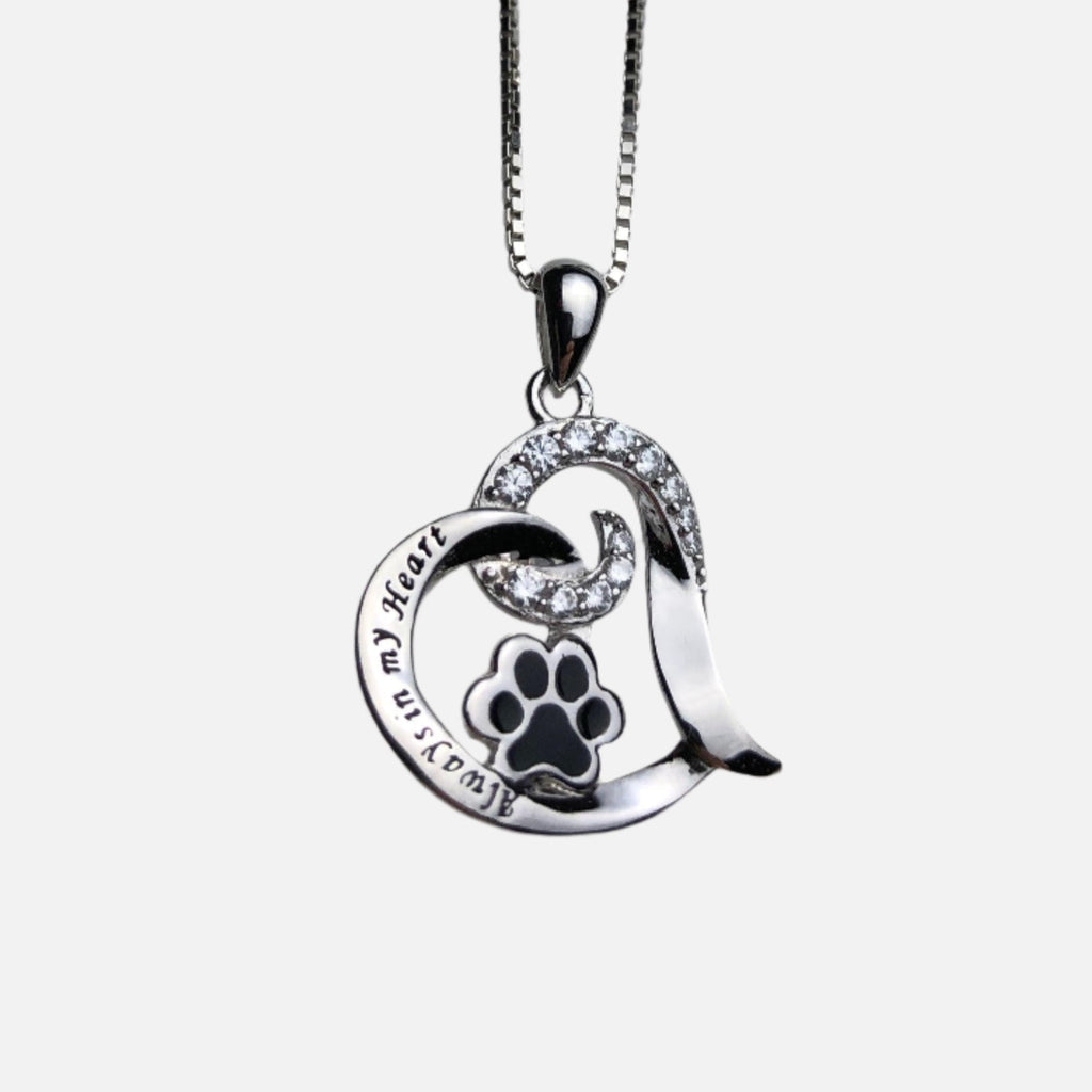 Stainless Steel Dog Memorial Necklace