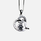 Stainless Steel Dog Memorial Necklace
