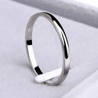 Simple Band Ring in Three Metal Tones