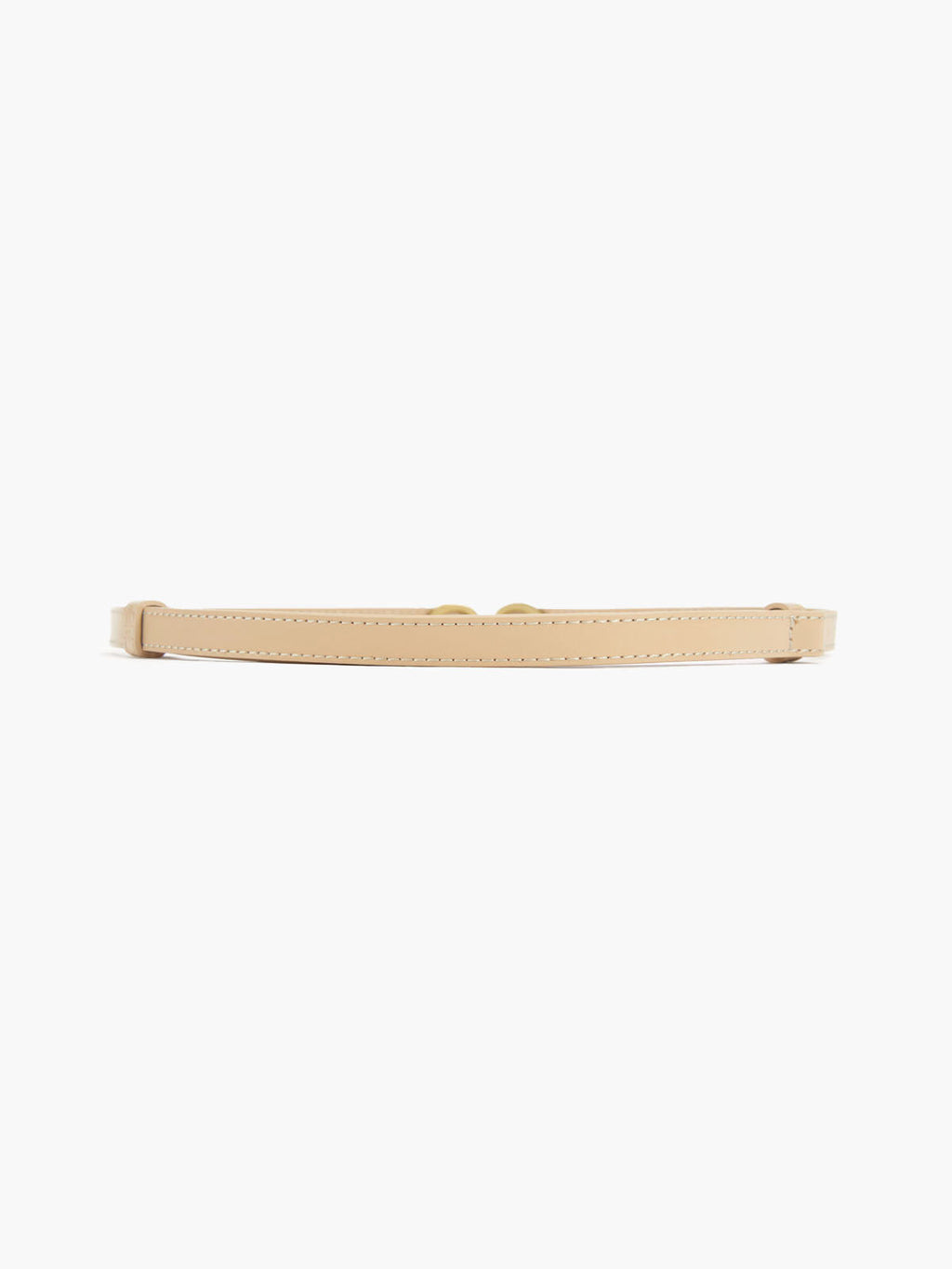 Faux Leather Belt with Linked Buckle