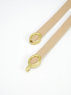 Faux Leather Belt with Linked Buckle
