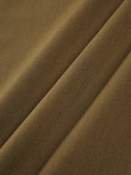Wrap-Front Straight Maxi Skirt in Woven Fabric