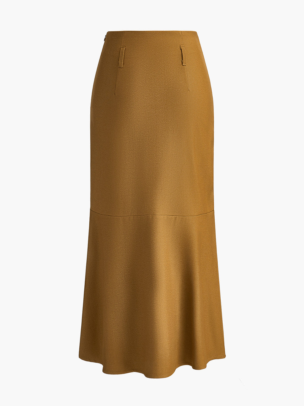 Women's Flared Maxi Skirt with High Waist