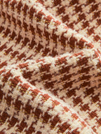 Textured A-Line Skirt with High Waist