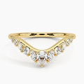 Contoured Diamond-Look Ring