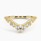 Contoured Diamond-Look Ring