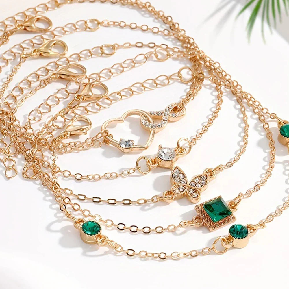Five-Piece Infinity Bracelet Collection