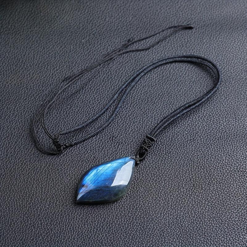 Blue Moonstone Necklace