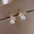 Bird and Pearl Earrings