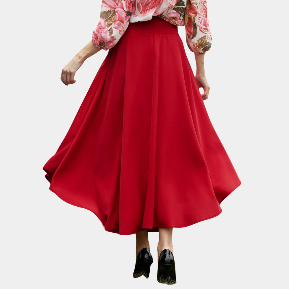Tie-Waist Wide-Leg Trousers