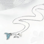 Whale Tail Pearl Necklace