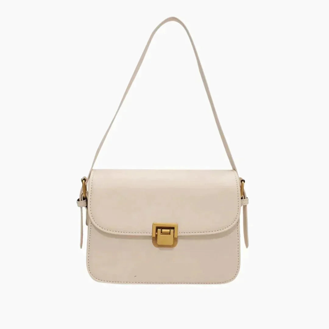 Compact Premium Vegan Leather Shoulder Bag