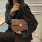 Compact Premium Vegan Leather Shoulder Bag