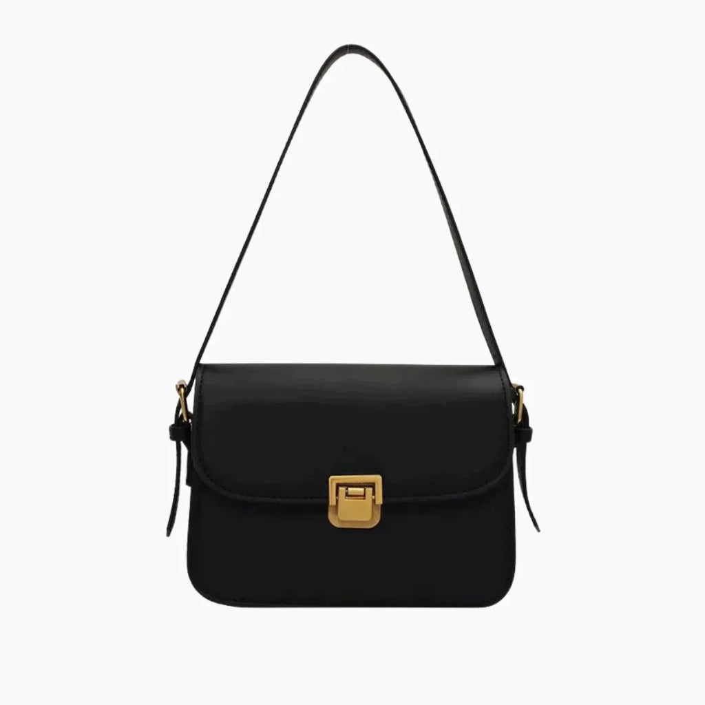 Compact Premium Vegan Leather Shoulder Bag