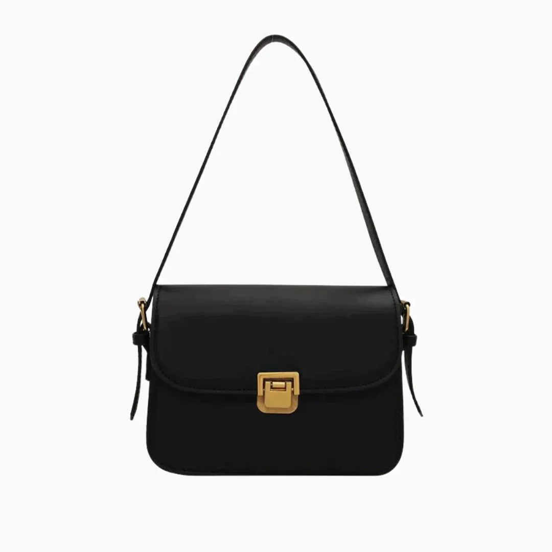 Compact Premium Vegan Leather Shoulder Bag