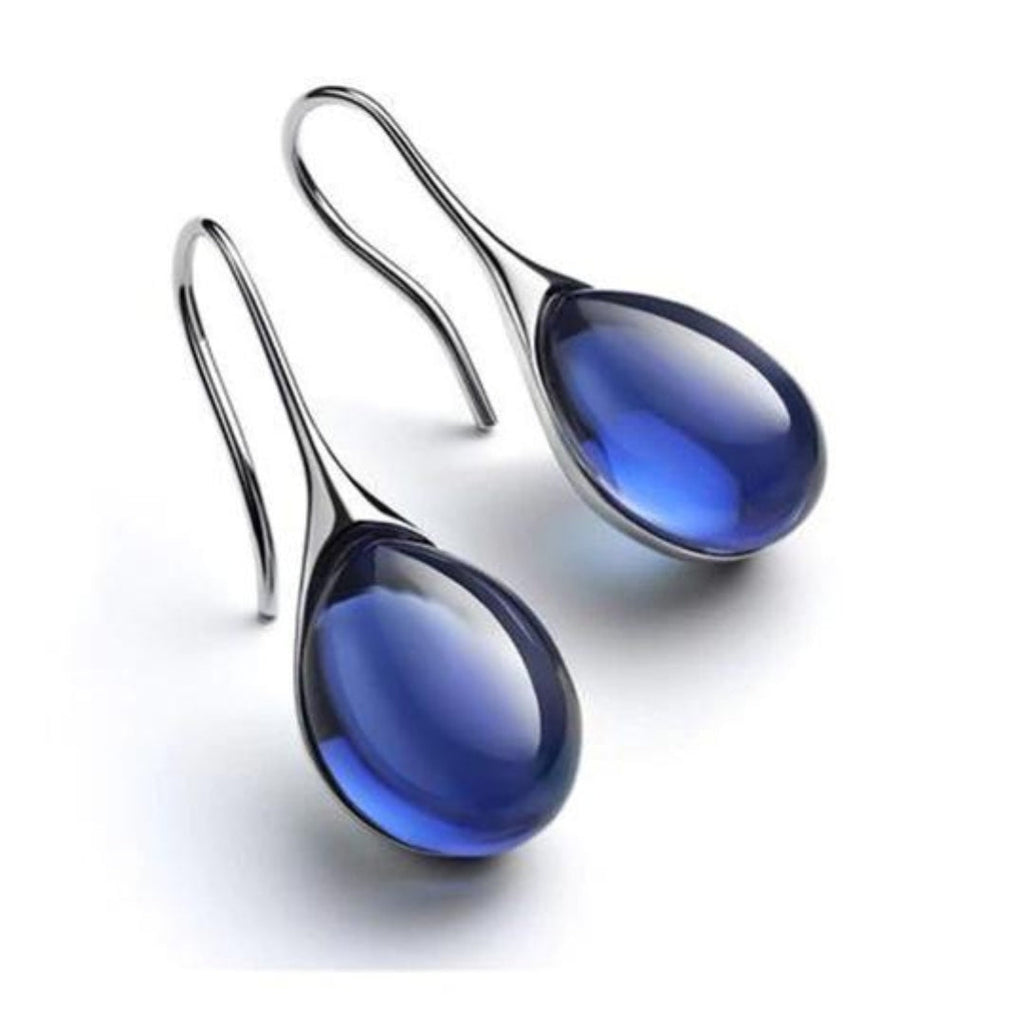 Crystal Drop Earrings in Six Colourways