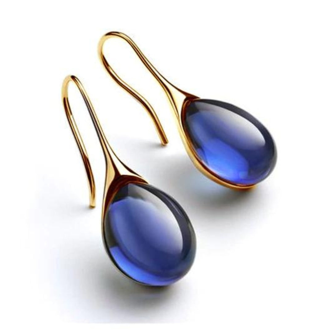 Crystal Drop Earrings in Six Colourways