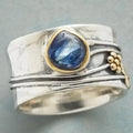 Boho ring met edelsteenlook