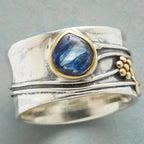 Boho ring met edelsteenlook