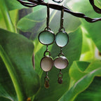 Silver-Tone Boho Two-Tone Crystal Earrings