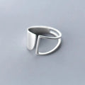 Vintage-Style Simple Silver-Tone Ring