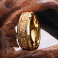 Gold-Tone Tungsten Ring