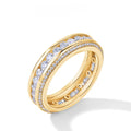 Baguette Zirconia Trail Eternity Ring