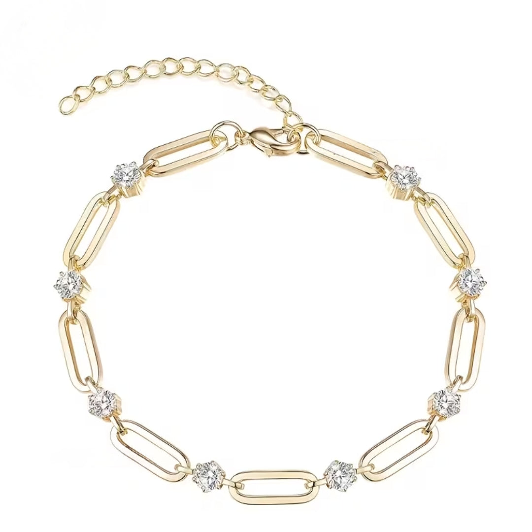 Gold-Tone Clip Chain Bracelet