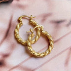 Boho gevlochten oorringen
