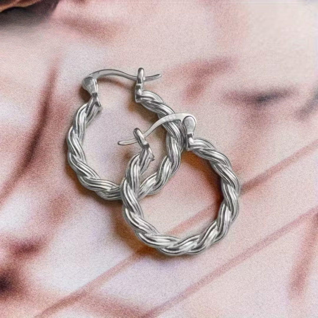 Boho gevlochten oorringen