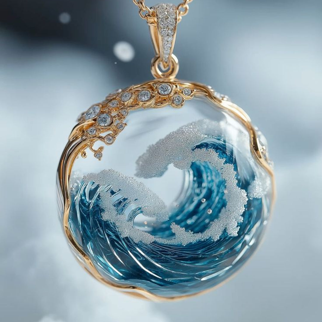Ocean-Inspired Gold-Tone Necklace