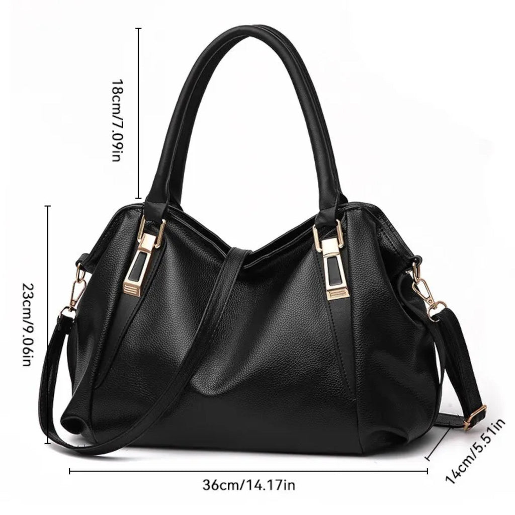 Women's Soft Faux Leather Minimalist Handbag