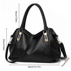 Women's Soft Faux Leather Minimalist Handbag