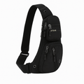 Water-Resistant Anti-Theft Multi-Zip Chest Sling Bag