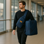 Three-Piece Backpack Set with Matching Clutch and Pencil Case
