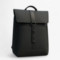 Waterproof Black 15.6-Inch Laptop Backpack with Multiple Compartments