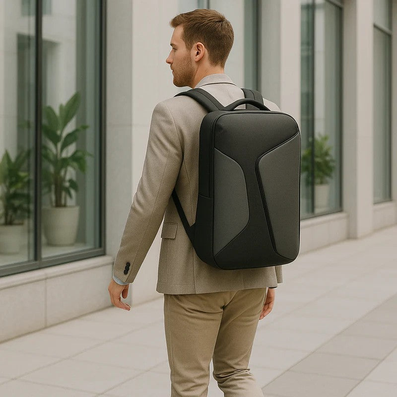 Water-Repellent Business Laptop Backpack with USB Port