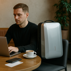 Anti-Theft ABS Hard Shell Laptop Backpack with Built-In Lock