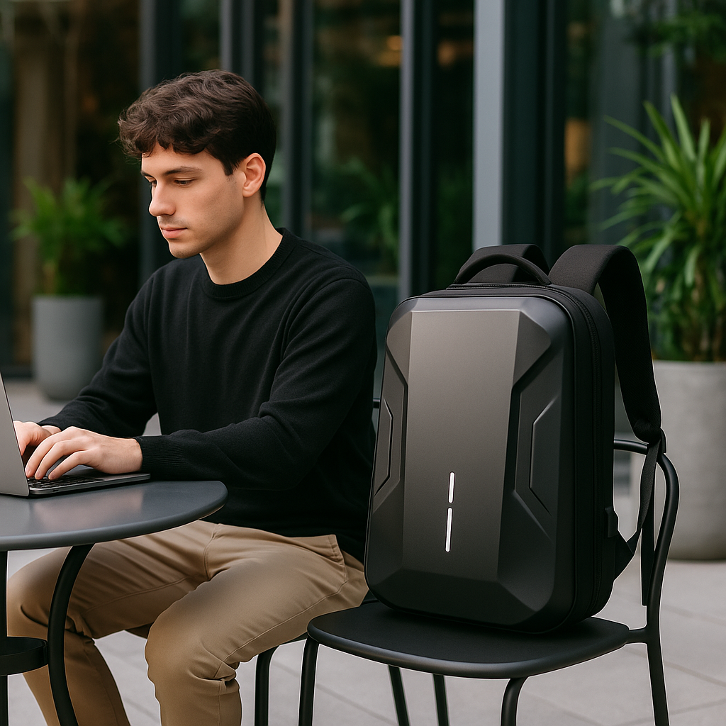 Waterproof ABS Hard Shell Gaming Laptop Backpack