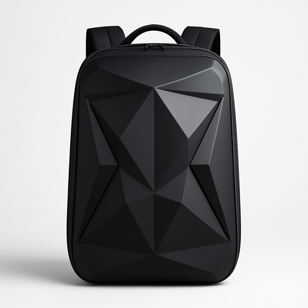 Waterproof ABS Hard Shell 17.3-Inch Laptop Backpack with USB