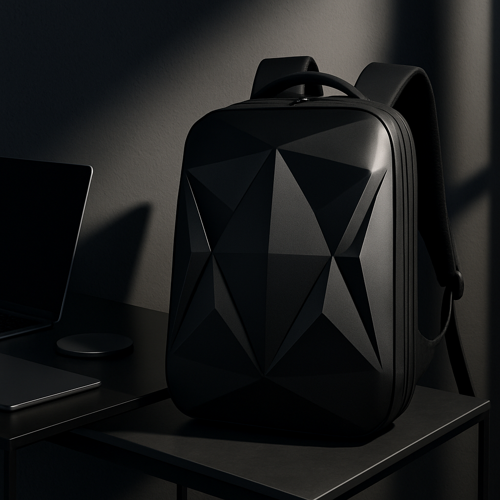 Waterproof ABS Hard Shell 17.3-Inch Laptop Backpack with USB