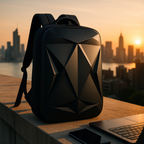 Waterproof ABS Hard Shell 17.3-Inch Laptop Backpack with USB