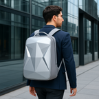 Waterproof ABS Hard Shell 17.3-Inch Laptop Backpack with USB