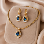 Royal Blue Sapphire-Look Set