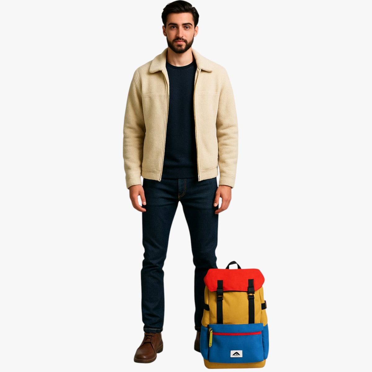 Spacious Travel Backpack with Durable Protective Lining