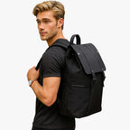 Vintage-Style Unisex Water-Resistant Laptop Backpack