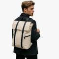 Vintage-Style Unisex Water-Resistant Laptop Backpack
