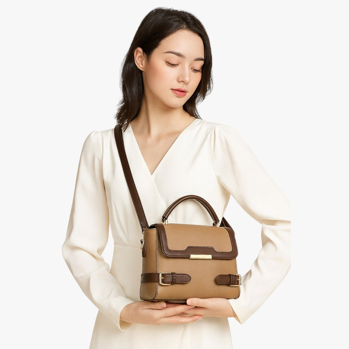 Grote waterafstotende casual handtas voor dames