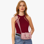 Compacte elegante envelop-clutch voor dames