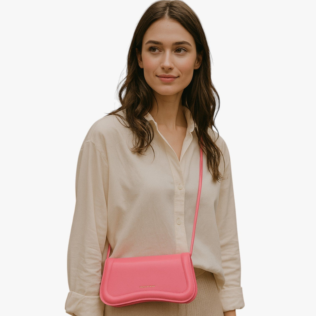 Women's Compact Soft Eco-Leather Handbag